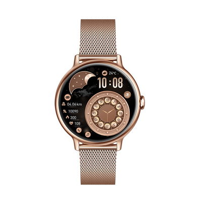 KW60A GPS Exquisite Smartwatch Wasserdichte weibliche Smartwatch 1,2 Zoll
