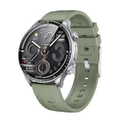 Schwarze 1,6 Zoll Smartwatch 5ATM wasserdichte GPS-Smartwatch