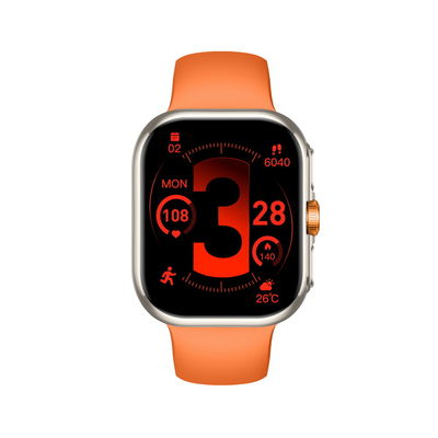KW283A Super Retina Amoled Smart Watch 2,01 Zoll schwarze runde Smartwatch mit BT Anruf