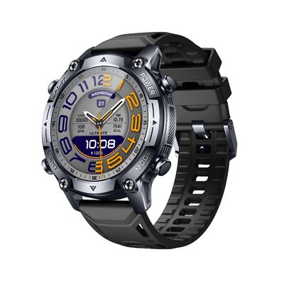 KW350 AMOLED AI Smartwatch mit Echtzeit-Aktivität & Schlaf-Tracker AI Q&A 5ATM Wasserdicht