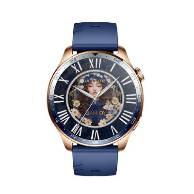 KW290B Titanium Bluetooth Anrufen 1.43 ′′ AMOLED Display Smartwatch 100 Sportmodi Gesundheit Stressüberwachung für aktive Lebensstile