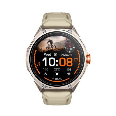 KW348 Fitness Smartwatch mit Schlafverfolgung, Navigation und KI-basierten Funktionen 5ATM Wasserdichte Einstufung und Medienspeicherung
